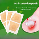 Adesivo para alívio de sulcos nas unhas dos pés